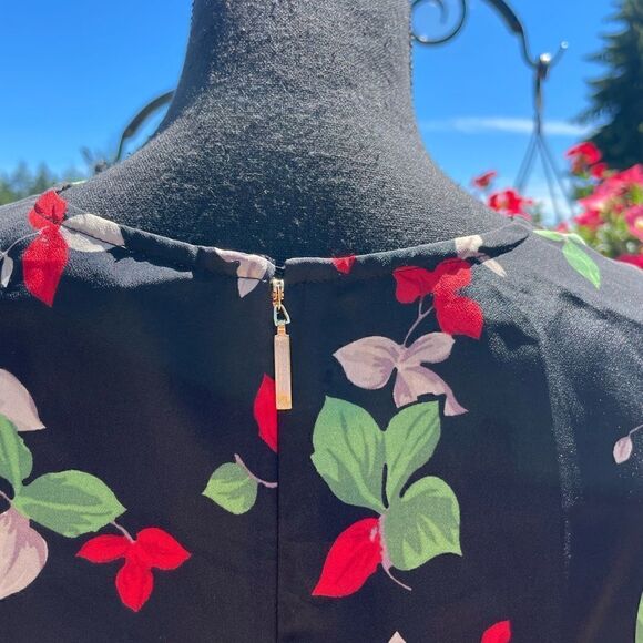 Botanical Print Mini Dress  - Picture 7 of 9